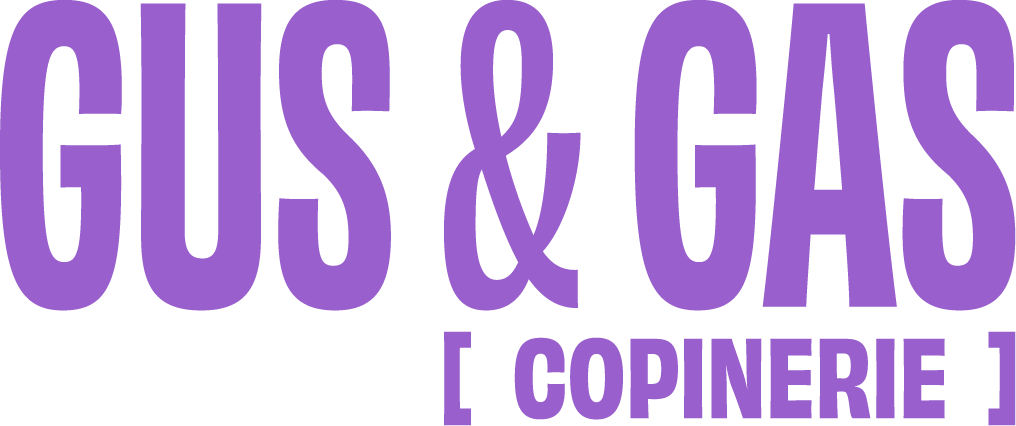 Logo Gus & Gas horizontal violet